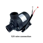 Sukelpump 12V Veepump 800L/H 5m DC24V Harjadeta Mootor Veeringlus P&auml;ikeseveepumbad Matkaautodele Purskkaevudele Akvaariumitele 12V wire connection