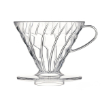 HARIO V60 Dripper 02 L&auml;bipaistev Tritan Kohvi Kohvitilgutamiseks Koonilise Kujuga N&otilde;udepesumasinas Valmistatud Jaapanis Pour-Over 1-4 Tassi, Kuju, BPA-vaba, Ohutu, VDTA-02-T