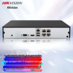 Hikvision 4-kanaliline PoE NVR valvekaamerate s&uuml;steem CN pistikuga (adapter kaasas)