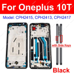 OnePlus Oneplus 1+ 10 Pro 10Pro 10R 10T keskmine raamikate esiraam keskmine korpus k&uuml;lgmiste nuppudega/ilma &scaron;assii 10T-Black black