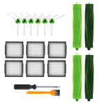 HEPA-filter Peamine k&uuml;lgpintsli komplekt iRobot Roomba E/I/J seeriale i3/i3+ i4/i4+ i6/i6+ i7/i7+ E5 E6 E7 Tolmuimeja Asendusosade Komplekt as the picture