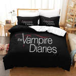 The Vampire Diaries Tekikate 3D Peen Vampiiri Digitr&uuml;kiga Voodipesukomplekt Tekikott Voodi Noorte Kodu Dekoor Lapsed Poisid Kingitus 135x200cm