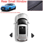 Auto Must Aknakate P&auml;ikesekaitse FORD MUSTANG MACH E 2021-2026 jaoks Auto UV-vastane Soojusisolatsioon Kaitsekate Siseaksessuaar black