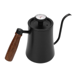 Teekann termomeetriga 500ml 304 roostevaba teras hanekaelaga teekann Pour Over kohvipott kodu k&ouml;&ouml;gi veekeetja skaalaga must