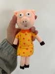 5 tk komplekt 45 cm Pip ja Posy pehmed m&auml;nguasjad Posi siga pehme t&auml;idisega loom j&auml;nes hiir pehme m&auml;nguasi nukud s&uuml;nnip&auml;evakingitus lastele orange