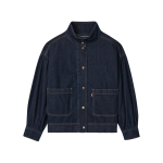 Levis American Vintage &Uuml;hev&auml;rviline L&otilde;tv Klassikaline Seisukrae Teksist Jakk Naiste jakid 0089H-0001 XS black