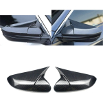 Honda Civic 2016-2020 Tahavaatepeegli Kate & Tagurduskaamera Kleebis Gloss Black
