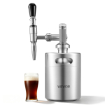 VEVOR Nitro Cold Brew kohvimasin 2L l&auml;mmastikudosaatoris&uuml;steem, kodune kohvikeg 19 x 14.5 x 35.5 cm
