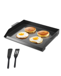 VEVOR S&uuml;sinikterasest Praepann, 22x16 tolli Universaalne Tasane Rektangulaarne Plaat, Gaasigrilli Praepann BBQ Grilli jaoks, Teppanyaki, Kaasaskantavad Perek&ouml;&ouml;gin&otilde;ud