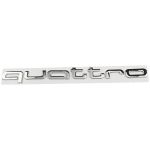 Auto metallist kleebis Eesmise kaitseraua labida logo kleebised Audi Quattro A3 A4 S3 S4 RS3 RS4 RS5 RS7 m&auml;rkide embleemide tarvikud