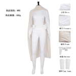 Padme Amidala Cosplay Kost&uuml;&uuml;m Star Warsi Kuninganna R&otilde;ivas Rollim&auml;ngu Kleit T&auml;iskomplekt XL white
