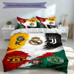 3 tk Manchester United FC logo tekikoti komplekt, sisaldab 1 tekikotti ja 2 padjap&uuml;&uuml;ri, nahas&otilde;bralik ja mugav kangas, sobivad voodipesukomplektid 140cmx210cm