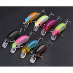 Minnow Lures Fishing 8 tk/partii New Fashion kalastustarbed Plastikust landid Kunstlik s&ouml;&ouml;t kalastamiseks mitmev&auml;rviline