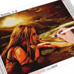 HUACANi teemandid mosaiik delfiinide teemantmaaling loom t&auml;isruudu teemanttikandid ilupilt kivist kaunistus Full Square 20*30 cm