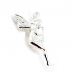 Les Tr&eacute;sors De Lily [G1622] - Pendentif Argent 'Jolie F&eacute;e' valge