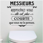 Les Tr&eacute;sors De Lily [Q4817] - kleebiste leht  S&otilde;numid  ('H&auml;rrased, tulge l&auml;hemale, see on l&uuml;hem, kui arvate') - 50x70 cm must