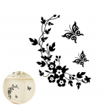 Butterfly Flower Vannitoa WC kleebis S&uuml;learvuti seinakleebis Multi