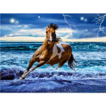 T&auml;ielik 5D Teemantmaaling Loomade Hobu Teemanttikandid Ristpistes Kodukaunistus K&auml;sitsi valmistatud kingitus 20x30cm