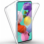 360 topelt silikoon&uuml;mbris Samsung Galaxy A51 A71 A81 A91 A50 A70 A30 A40 A20 A10 A20E A10S kate Samsung Galaxy A71