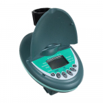 Aia kastmise taimer Automaatne niisutusvee taimer koduaia kastmiskontrolleris&uuml;steemi jaoks roheline