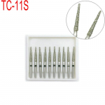 10 tk Teemanthammaste hambaravi kiirpuurid Super Coarse FG 1,6 mm hammaste poleerimistoode Hambaarsti t&ouml;&ouml;riist TC-11S