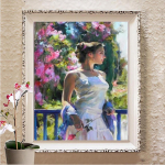 5D Teemantmaal Ristpistes Tikand Mosaiik Kunst Pilt kividest j&otilde;ulukingitus Full Round 20X30CM