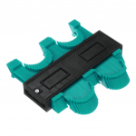 5-tolline kontuurprofiili m&otilde;&otilde;dik Plaatimine laminaatplaadid serva kujundav puidum&otilde;&otilde;tu joonlaud ABS roheline