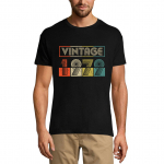 ULTRABASIC meeste uudne T-s&auml;rk Vintage 1979 &ndash; kingitus 42. s&uuml;nnip&auml;evaks XS must