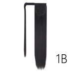 MISS WIG Naiste pikk sirge hobusesaba parukas Must pruun s&uuml;nteetiline k&otilde;rge temperatuuriga kiust hobusesaba juuksepikendused igap&auml;evaseks kasutamiseks