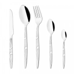 Erimustriline n&otilde;ud, vintage h&otilde;bedane lauan&otilde;ud 5pcs h&otilde;be