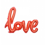 108 cm ARMASTUSkiri, fooliumist &otilde;hupall, pulmade s&otilde;brap&auml;eva s&uuml;nnip&auml;evapeo kaunistus &scaron;ampanjatops fotokabiini rekvisiidid