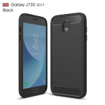Miks Samsung Galaxy J7 2017 &uuml;mbris J730 s&uuml;sinikkiust pehme TPU raske p&otilde;rutuskindel silikoonkate Samsung J7 2017 &uuml;mbrise J730 jaoks must