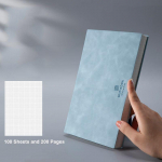 A4/A5/B5 paksendatud m&auml;rkmik Suur &uuml;lipaks ruudustik ruudukujuline raamaturuudustiku p&auml;evik Cuaderno m&auml;rkmikud punktmaatriksm&auml;rkmiku p&auml;eviku ruudustikuraamat B5 sinine