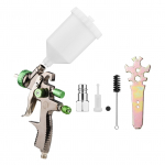 LVLP 1,8 mm &otilde;hupihustusp&uuml;stoli komplekt 600cc Fluid Cup Gravity Feed &Otilde;huv&auml;rvi pihusti mini k&auml;eshoitav 1.3mm