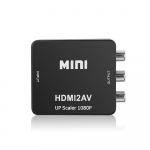 HDMI-&uuml;hilduv RCA-muunduriga AV/CVSB L/R videoboks HD 1080P 1920*1080 60Hz HDMI2AV tugi NTSC PAL v&auml;ljund HDMIToAV HDMI To AV Adapter must
