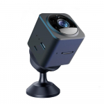 Mini 1080P traadita monitori kaamera nutikas WiFi kaamera sisseehitatud aku mikrofon toetab &ouml;&ouml;d must