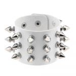 Spikes Neet lai mansett PU nahast punk must k&auml;ev&otilde;rud meestele Mood nahast k&auml;ev&otilde;ru K&auml;ev&otilde;rud Mitmekihilised laia &uuml;mbrisega ehted 22cm