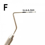 1 tk hambaravi periodontaalne sond koos skaalariga Dental Explorer Instrument Tool Dentist Endodontic Tool roostevabast terasest CPI sond 1 piece F-medium