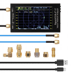 4,3-tolline IPS LCD-ekraaniga vektori v&otilde;rguanal&uuml;saator SAA-2 antenni anal&uuml;saator l&uuml;hilainetega HF VHF UHF must