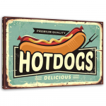 L&otilde;uenditr&uuml;kk Wall Sign Retro plakat 60x40 sinine