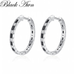 Black Awn Black Stone Ehted Hoop k&otilde;rvar&otilde;ngad naistele