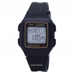 Casio Digital 5 Alarms Dual Time Illuminator F-201WA-9ADF F201WA-9ADF Meestekell