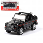 1/32 Scale Benz G500 Diecast automudeli m&auml;nguasi, tagasit&otilde;mmatav m&auml;nguasi koos heli ja valgusega lastele V&auml;ikelaste poiste t&uuml;drukute kingituste kollektsioon 16*7*6.5cm must