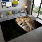 P&otilde;hjamaade luksuslik loomade must 3D vaip elutoa kaunistus Kodu kalaleopardimustriline vaip Magamistoa flanellmatt Vannitoa p&otilde;rand 120x160cm 1pcs