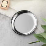 Metallist dekoratiivalused 10 cm &uuml;mmargused roostevabast terasest plaadid vaakumkattega kulla-/h&otilde;bedane/v&auml;rvilised ehtealused kirjutuslaud h&otilde;be