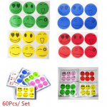 60 tk/partii Smiley putukate s&auml;&auml;set&otilde;rjekleebised Plaastrid Citronella Oil Mosquito Killer 60pcs