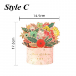 3D-h&uuml;pik&otilde;nnitlused lillekimbuga &uuml;mbrikukimbuga T&auml;nan teid s&uuml;nnip&auml;evaks, emadep&auml;evaks, aastap&auml;evaks, naiseks, emaks, t&uuml;druks&otilde;braks &otilde;petajaks