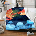 Ponyo on the Cliff armas Multifilmi tekk Miyazaki Hayao Animatsioonisarja tekk Nelja aastaaja tekk lastele ja t&auml;iskasvanutele 130x150cm