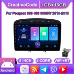 9-tolline Android Carplay Peugeot 408 jaoks Peugeot 308 308SW jaoks 2010-2016 Autoraadio Multimeedia Videopleier GPS Navigatsioon WIFI 2+32GB 1+16GB
