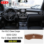 Mercedes Benz GLC Class Coupe X253 C253 C-Class W205 W204 libisemisvastase matti armatuurlauale p&auml;ikesevari Dashmat vaip GLC 2016--Left Hand Drive must